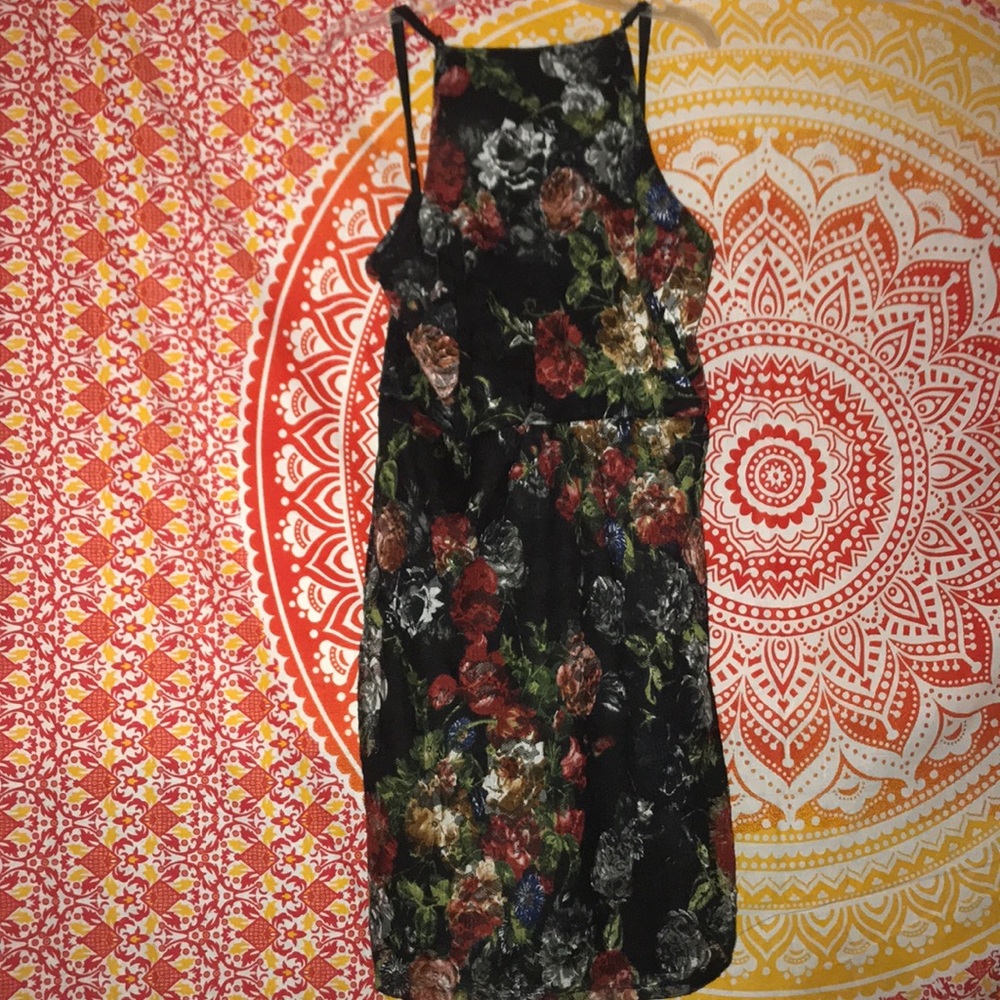 Floral Homecoming dress